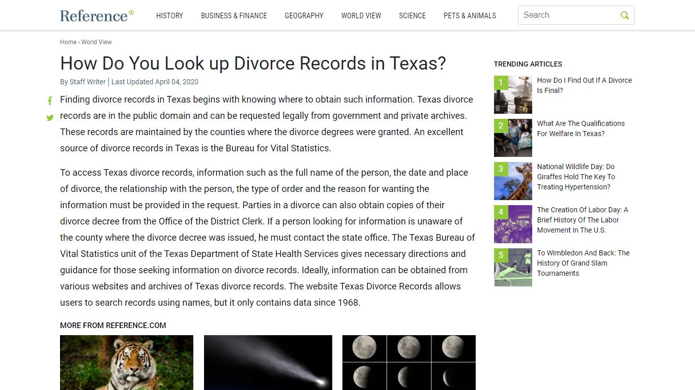 How Do You Look up Divorce Records in Texas? - Reference.com